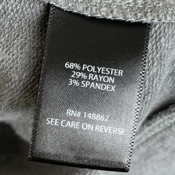 Torrid Lightweight Grey French Terry Raglan Sweatshirt 1X - Picture 5 of 7